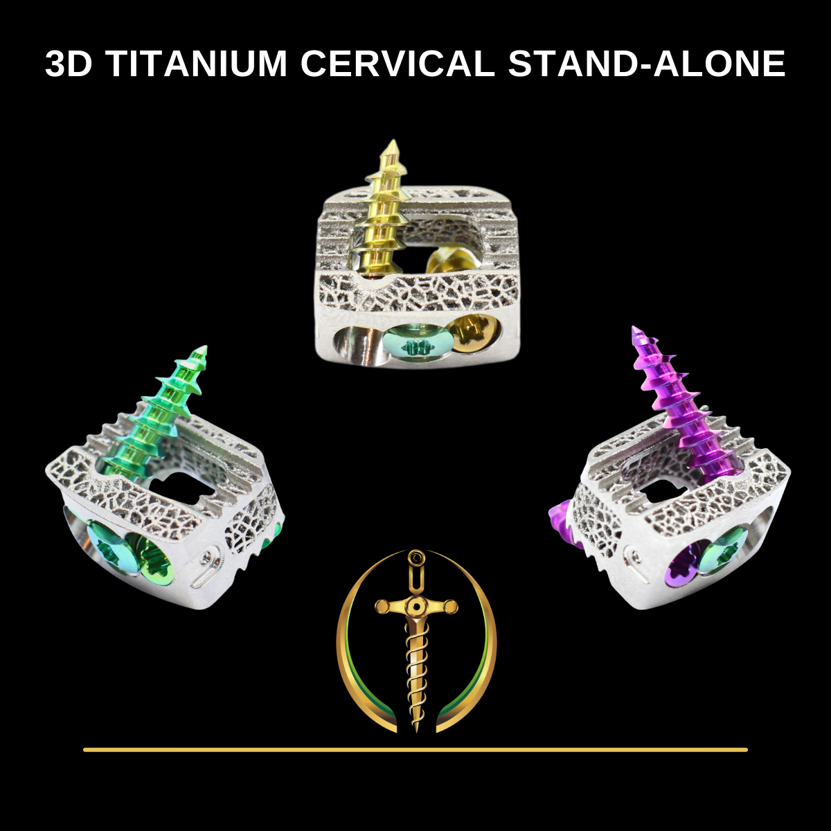 Eminent Spine 3d Titanium New And Improved Cervical Stand Alone